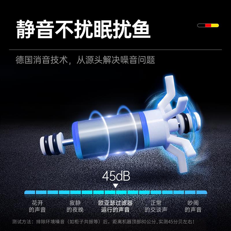 欧亚瑟鱼缸过滤制氧一体机净水循环三合一外置式过滤桶小型整套