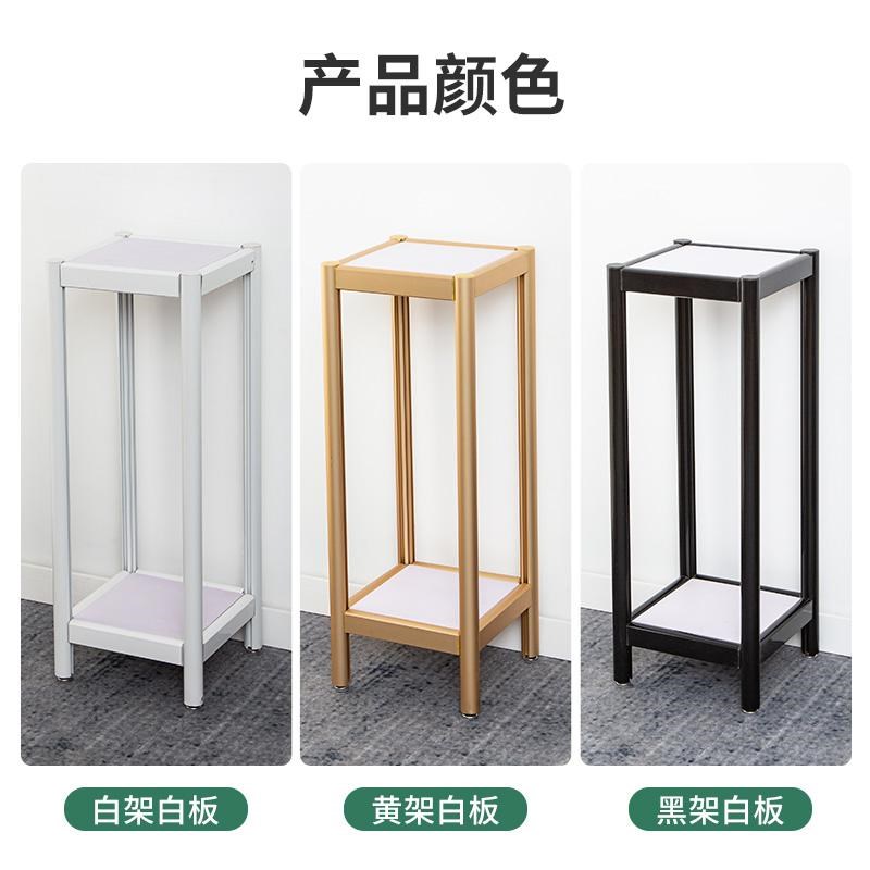 铝合金花架落地式双层置物架子电视柜两边花架防水花盆架室外户外