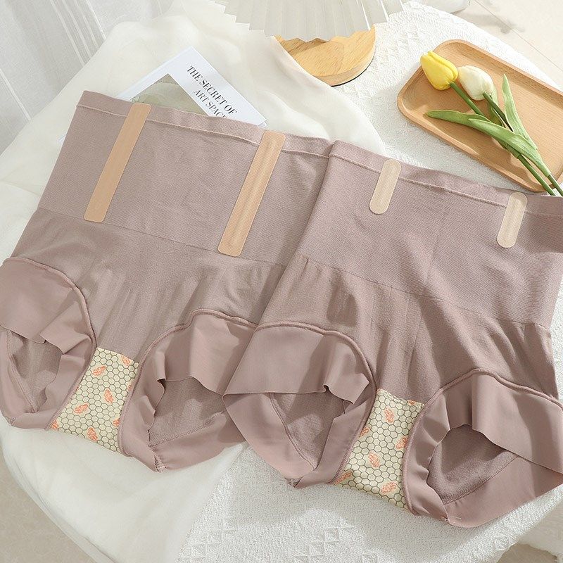 【秒瘦的奇迹】大码收腹内裤女200斤胖MM高腰塑腰不卷边收提臀产,女士内衣/男士内衣/家居服,女三角裤,淘宝优惠券,粉丝福利购,淘宝优惠卷