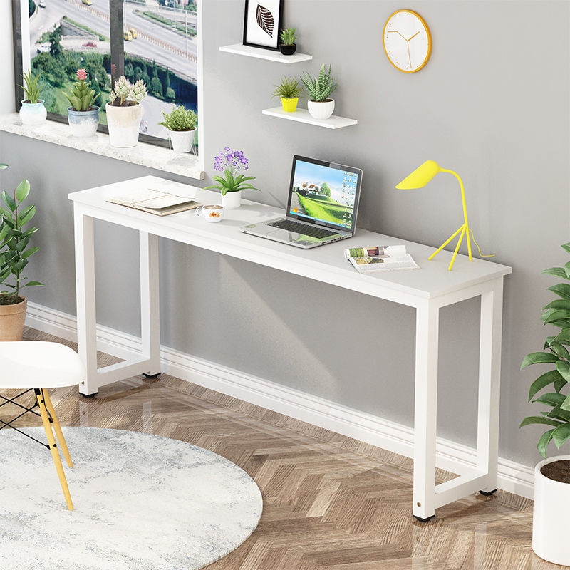靠墙边窄桌30cm长条桌子学生写字桌家用书桌卧室电脑桌简易办公桌