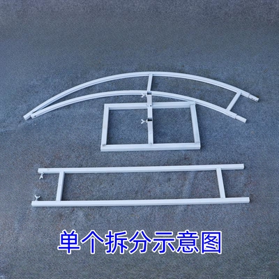 定新款婚庆道具牛角羊角门铁艺花艺拱门架子弧形户外草坪婚礼简约