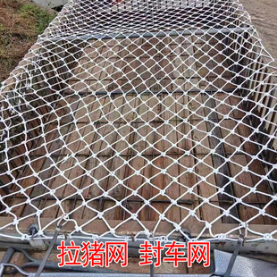 聚酯纤维网拉猪拉羊专用网皮卡货车封车网户外隔离网护栏防护安全
