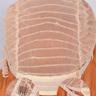 梅莉达落日橙色假发头套前额蕾丝万用cos波浪lolita橘色长卷发