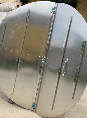 定制特大折叠不锈钢大锅盖 1米1.5米大铁锅盖缸盖桶盖加厚半圆盖