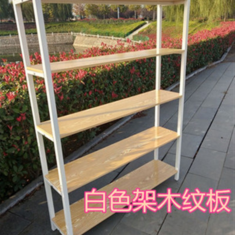 服装店放包包架子鞋架展示架橱窗多层置物陈列架简约金色女装货架