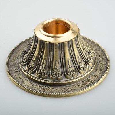 纯铜手摇转动轮底座八吉祥莲花底座像莲台手摇转金筒莲花座