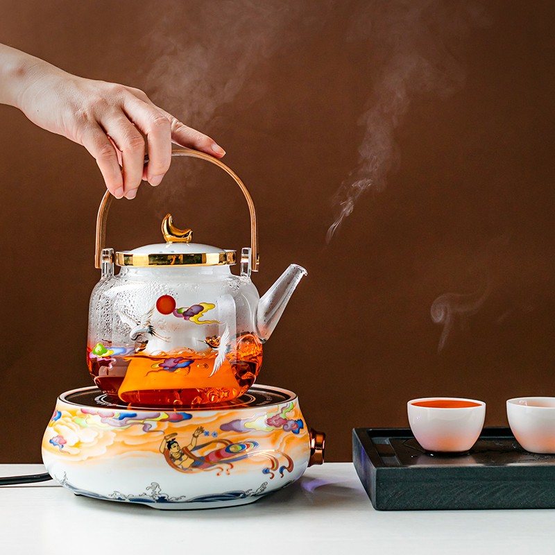 玻璃茶壶电陶炉煮茶专用泡茶神器煮茶器煮茶炉家用烧水壶泡茶单壶