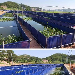 帆布鱼池养殖水箱加厚刀刮布水池大棚养殖蚂蟥龙虾户外蓄水池折叠