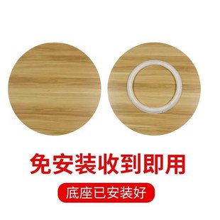 圆桌餐桌面板家用转盘餐厅电脑桌实木圆形面圆盘桌吧台面定制板材