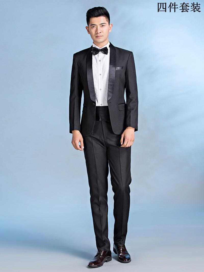 演出服男艺考西服歌手主持人礼服男士西装套装舞台表演大合唱服装