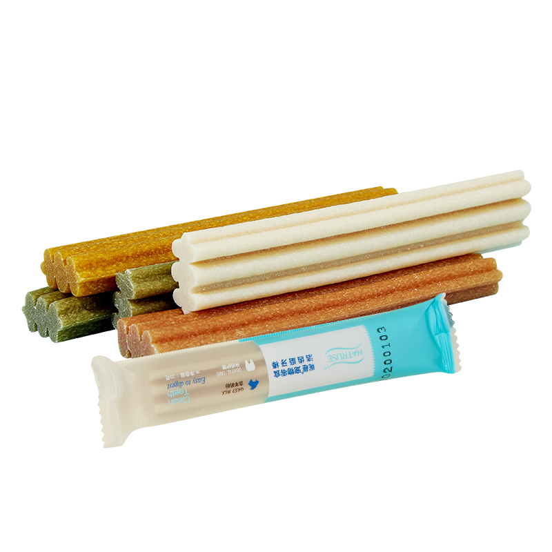 10支昵趣洁齿骨狗狗零食丰字磨牙棒耐咬磨牙骨补钙清新除口臭咬胶