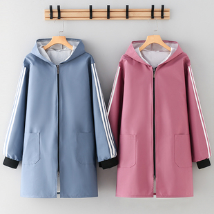 围裙家用厨房长袖 正穿衣男女薄款 罩衣大人防水防油外套工作服定制