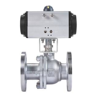 气动球阀不锈钢法兰高温防爆紧急O型切断调节蒸汽开关阀Q641F