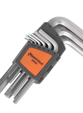 SHEFFIELD/钢盾 S050003 9件套公制标长球头内六角扳手