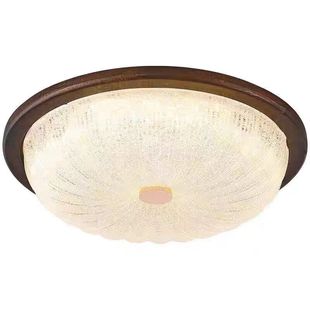 设计师款吸顶灯酒店工程走廊过道卧室美式玻璃中山批发三色变光