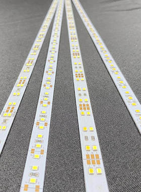 LED2835 60灯72灯120灯144灯12V24V单色双色展柜硬灯条灯带珠宝柜