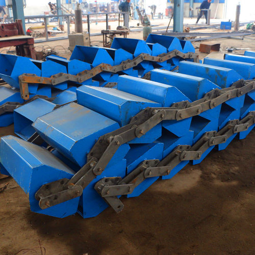 铸造砂用的垂直上料机振动料斗 斗式提升机技术 NE200斗式提升机