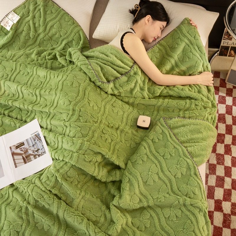 2024新款舒棉绒提花单层毯毛毯毯子,标准件/零部件/工业耗材,其他管件,淘宝优惠券,粉丝福利购,淘宝优惠卷