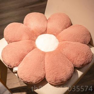 阳饰网红床头花瓣靠枕背 高档花朵抱枕沙发客靠厅太花靠垫窗摆件装