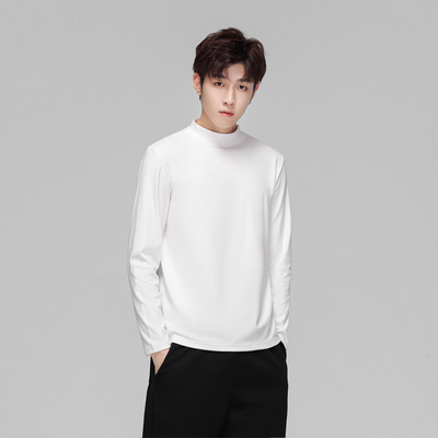 vancl/凡客舒弹绒远红外升温半高领打底衫男女同款