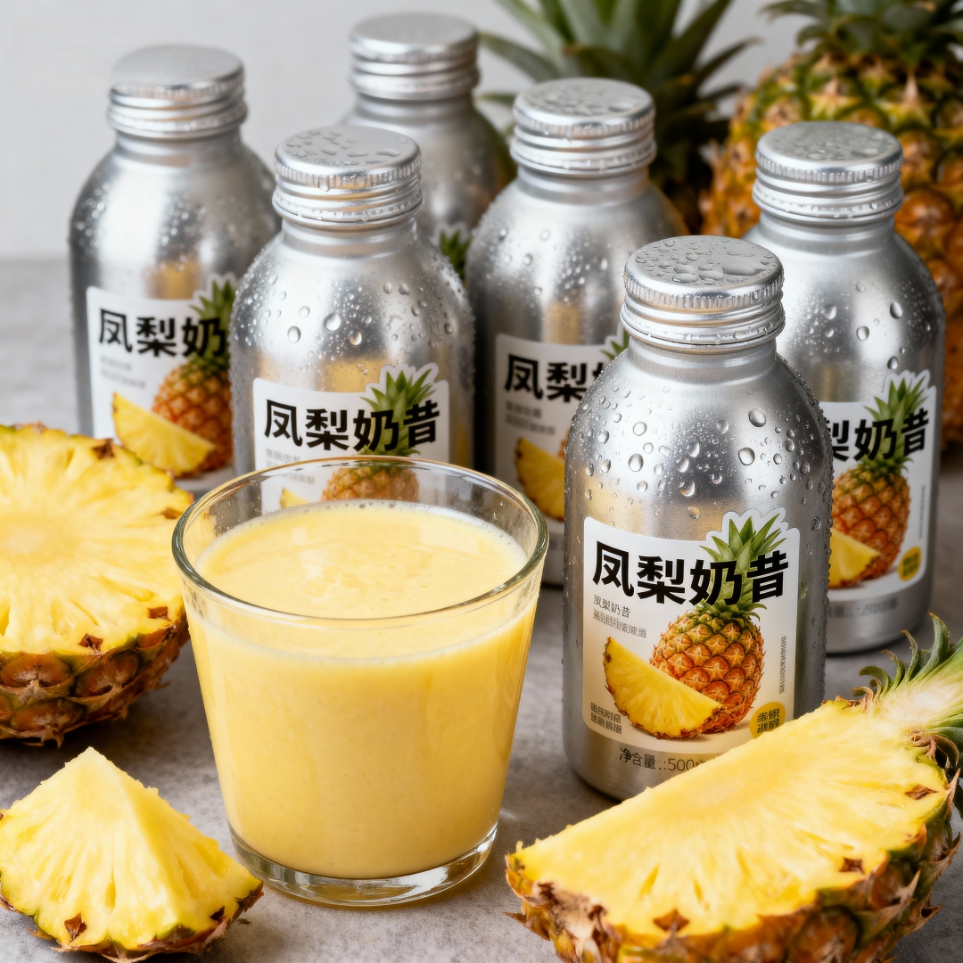 【整箱20瓶】210ML凤梨奶昔风味饮料菠萝味营养0脂早餐代餐果味饮