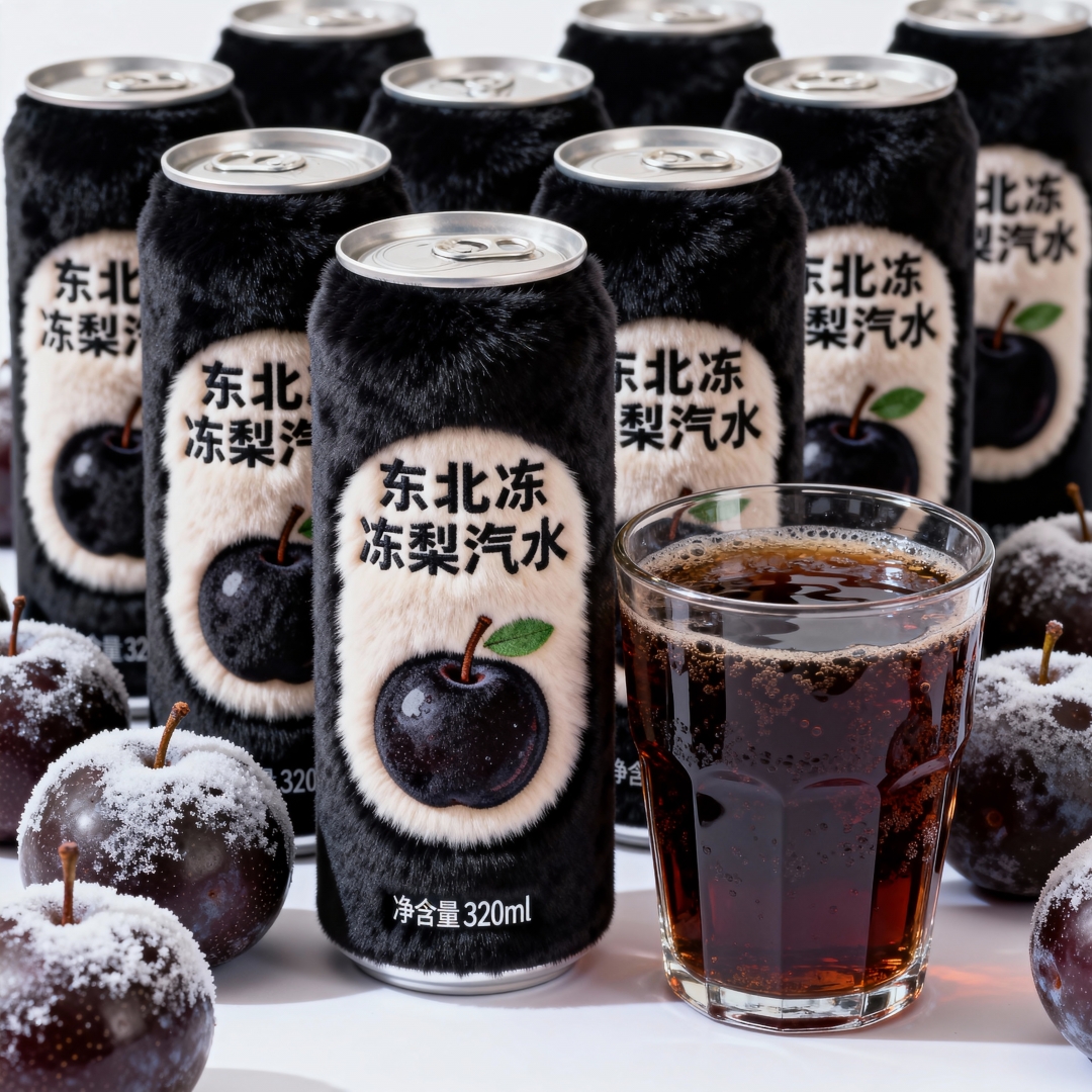 【高端品质】东北冻梨汽水果香清爽口感冰镇气泡水碳酸饮料整箱