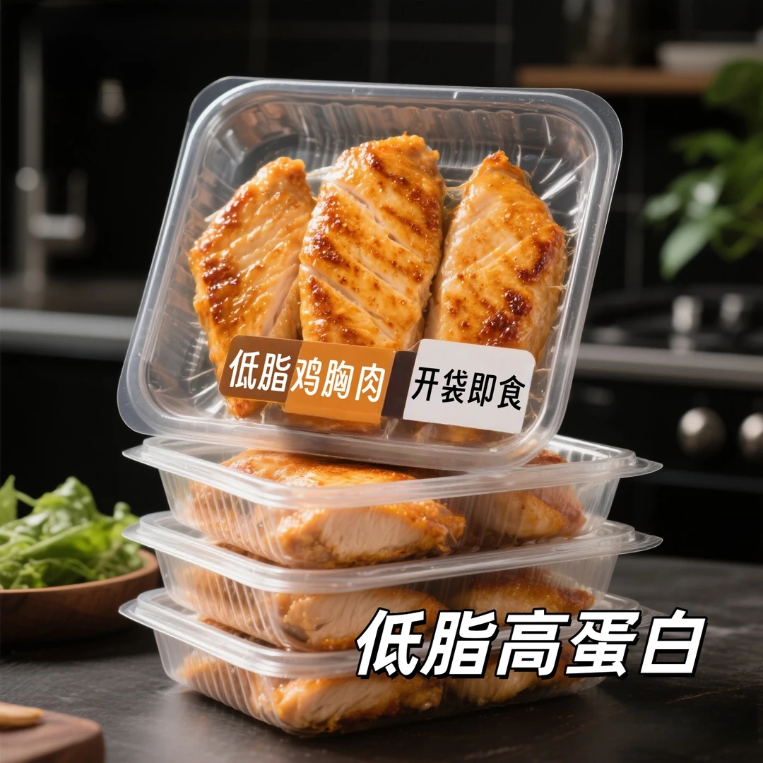 【到手20袋】低脂高蛋白鸡胸肉轻食健身早餐开袋即食宵夜解馋零食