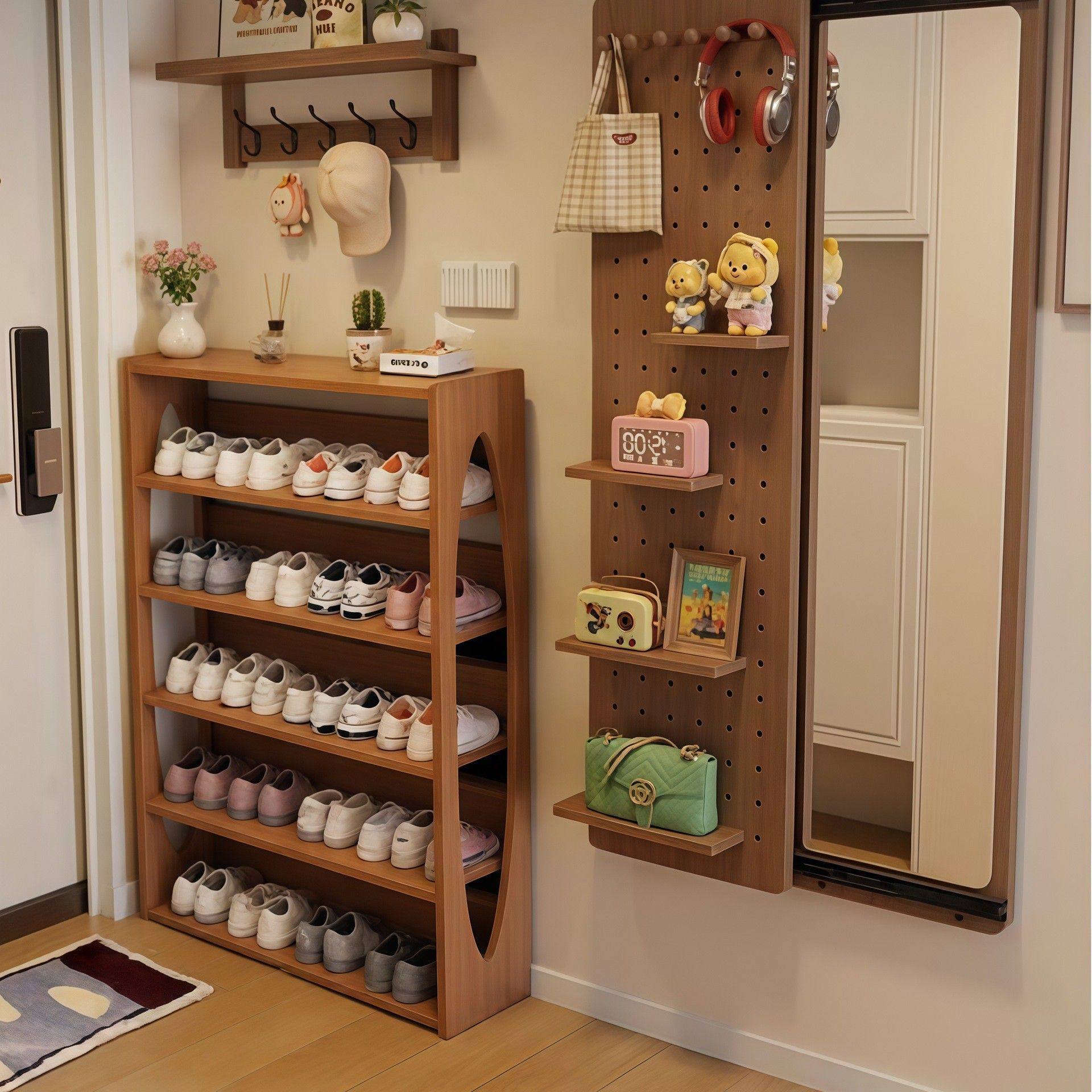 鞋架家用门口小窄入户多层2025新款室内出租房用简易收纳置物鞋柜,3C数码配件,其它配件,淘宝优惠券,粉丝福利购,淘宝优惠卷