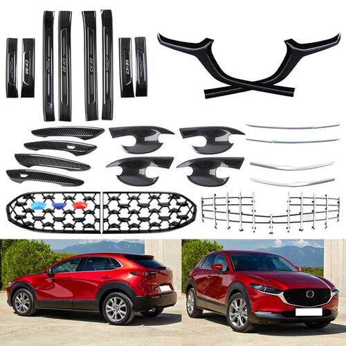 适用于 20款马自达Mazda CX30 拉手门碗门槛护角中网饰条亮片外饰