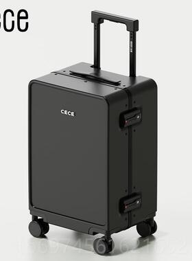 新款CEE2021新款白色行铝框李箱20寸机登箱女C24寸拉杆箱男旅行箱