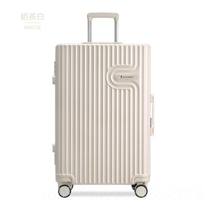 新款0uniwaker纯pc铝框拉万杆箱向轮26旅行箱l女行李箱小型登机箱
