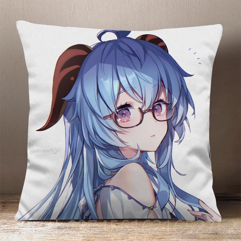 新款原神甘雨抱枕边女仆周椰羊王小姐动漫二次制元面定睡觉宿舍靠