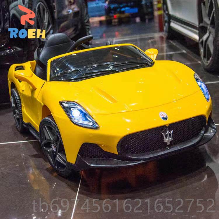 新款儿童电动跑车汽车四轮车遥控玩具车可坐人大小男孩女驱宝宝双