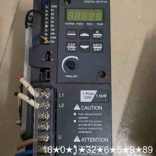 东TECO变频器S310-202-H1DC，1.5KW功率