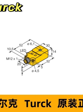 图尔克Turck接近开关BI10R-W30-DAN6X-H1141订货号；14039