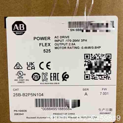 25B-B2P5N104 交流变频器0.5HP/0.4kW议价