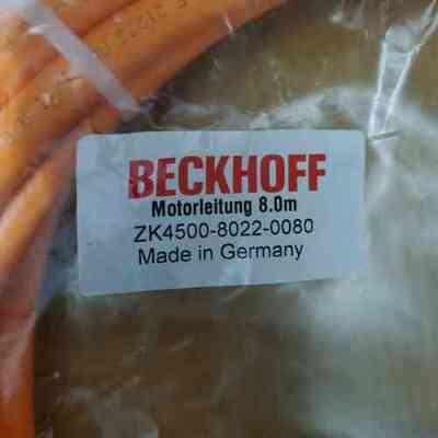 beckhoff，全新，倍福伺服电缆ZK4500-8022-