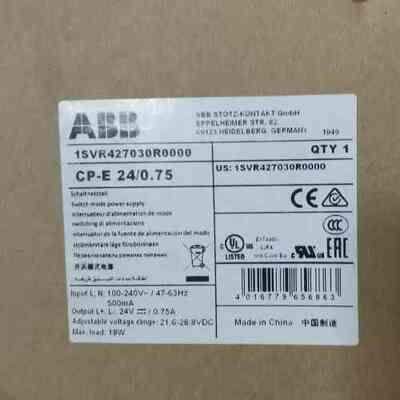 1SVR427030R0000 开关电源 ABB CP-E 24V 0.75A 工业电源议价维修