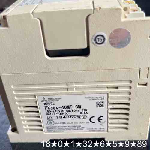 FX3GA-40MT-CM（1台），FX2N-2AD扩展