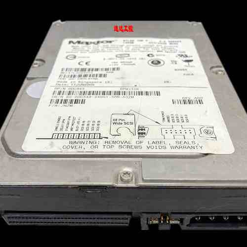 8D147L0045052 Maxtor/迈拓SCSI 68针146G工业设备硬盘