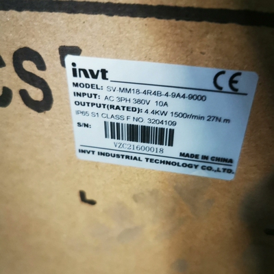 英孚康伺服电机SV-MM18-4R4B-4-9A4-9000--议价商品