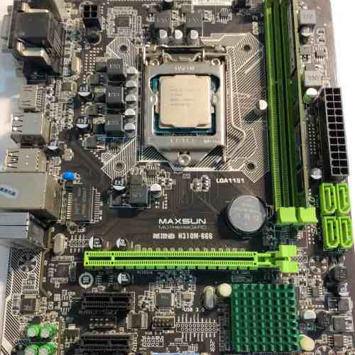 非标价撼地者H310M-666主板i5 8400CPU 3代8G内议价
