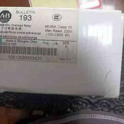 193-EXDS1EF AB罗克韦尔电子过载继电器，实物拍摄--议价商品