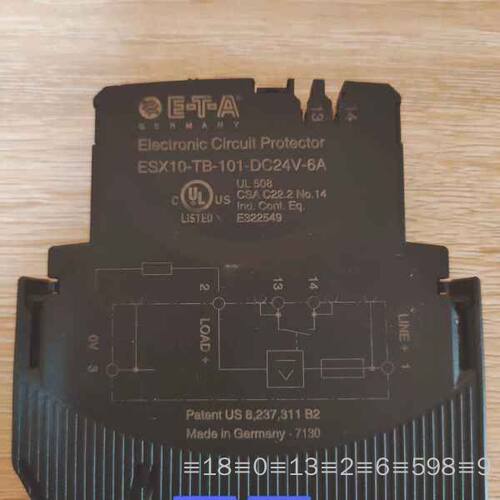 E-T-A  ESX10-TB-101-DC24V- 6A。议价