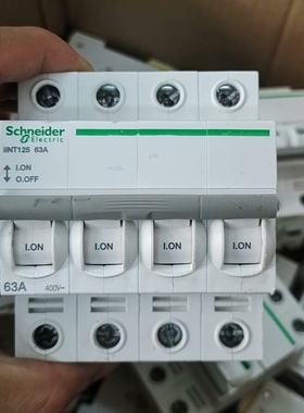 隔离开关。ilNT125 4P 63A隔离器功能正常。--议价商品