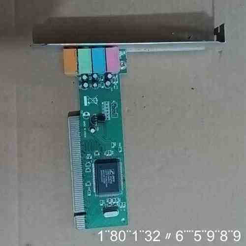 PCI声卡，CMI8738芯片，4.1声道环绕立体声。带
