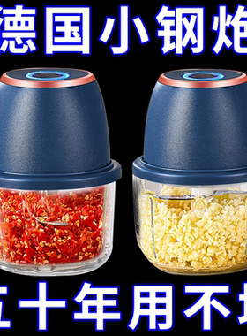 绞蒜器电动捣蒜器蒜蓉蒜末家用自动绞肉辣椒拉蒜器打蒜器蒜泥神器