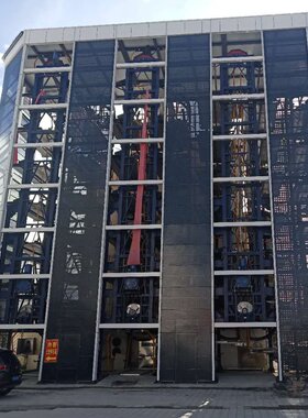 机械式立体停车设备 垂直循环停车场设备可租赁升降横移设备