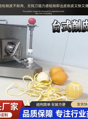台式梨子苹果剥皮机多功能橙子削皮机水果店商用加工水果去皮机