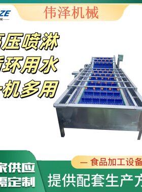 土豆红薯水果气泡清洗机供应 大姜山药根茎类蔬菜喷淋清洗设备